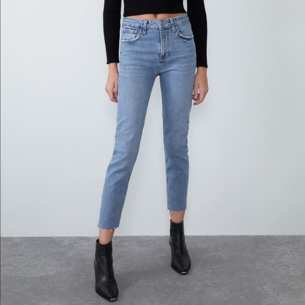 ZARA Slim Fit High-rise Jeans
